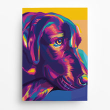 Laden Sie das Bild in den Galerie-Viewer, Hundeportrait – Hund malen lassen - handgezeichnet - Zeichnung