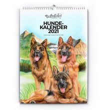 Laden Sie das Bild in den Galerie-Viewer, Wandkalender Hunde 2021 Schäferhunde