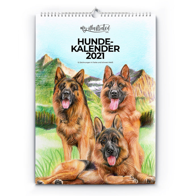 Wandkalender Hunde 2021 Schäferhunde