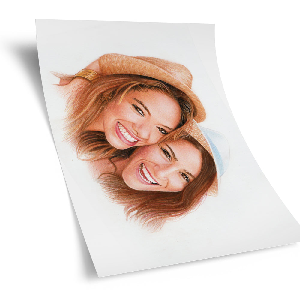 Hochzeitsportrait nach Foto von My Illustrated