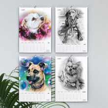 Laden Sie das Bild in den Galerie-Viewer, Kunstkalender Hundeportrait 2021